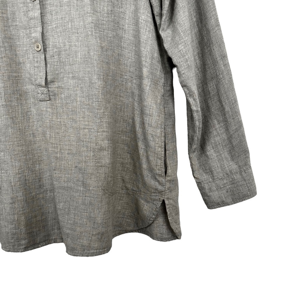 FAT FACE Long Minimalist Slub Cotton Popover - Picture 6 of 10